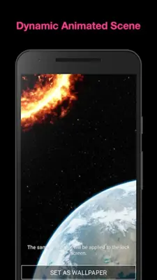 Planets Live Wallpaper android App screenshot 1